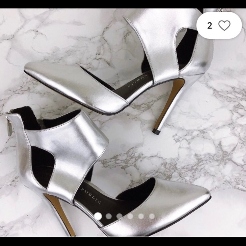 Silver heels